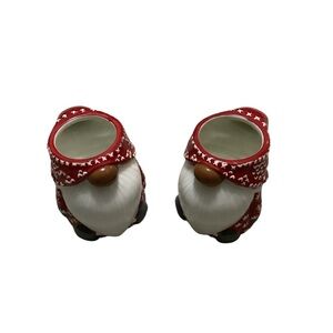 Pottery barn gnome Christmas mugs